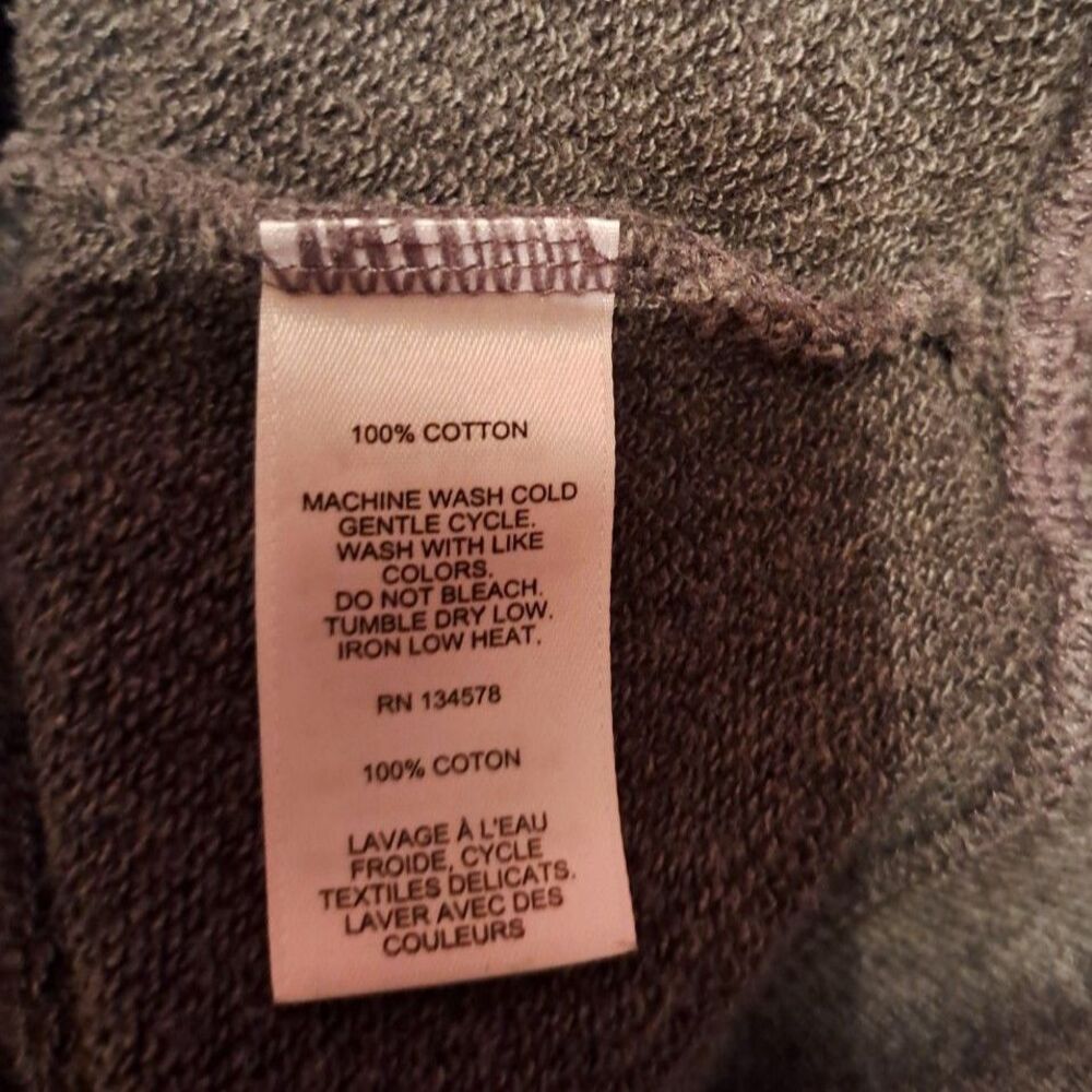 Vineyard Vines Men’s Shep Pullover Sweatshirt Quarter Zip Large Grey - Picture 10 of 10